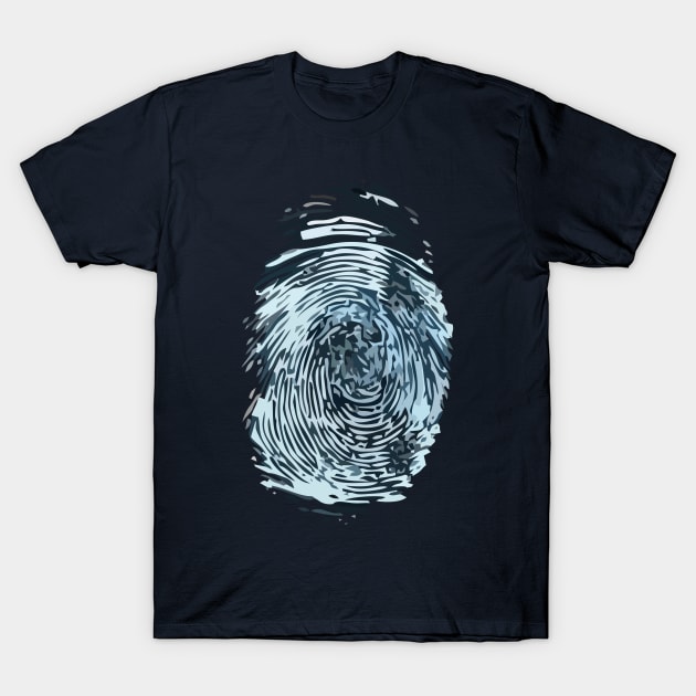 Finger print T-Shirt by RosArt100